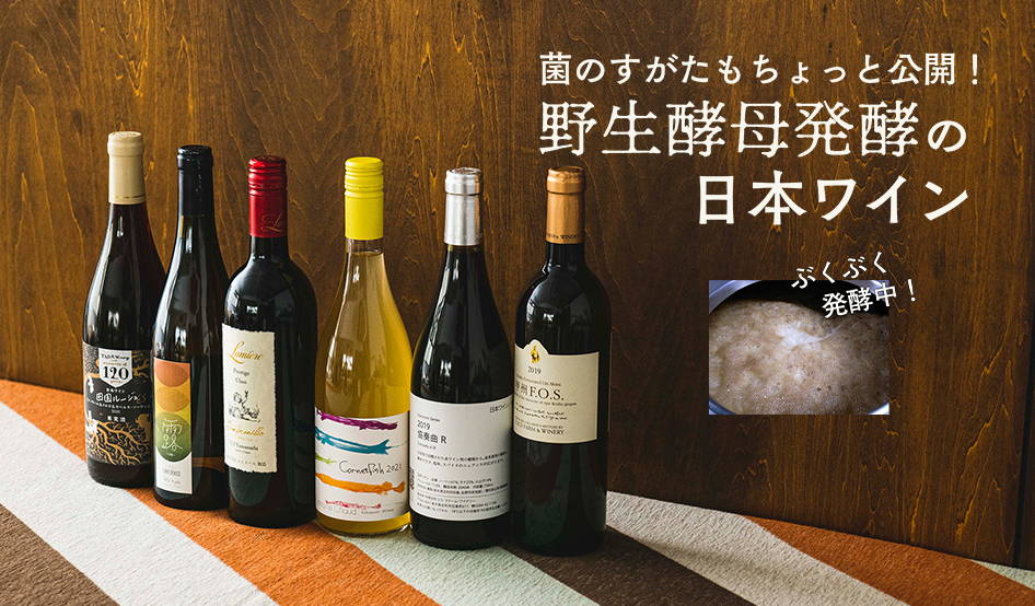菌のすがたもちょっと公開！野生酵母発酵の日本ワイン