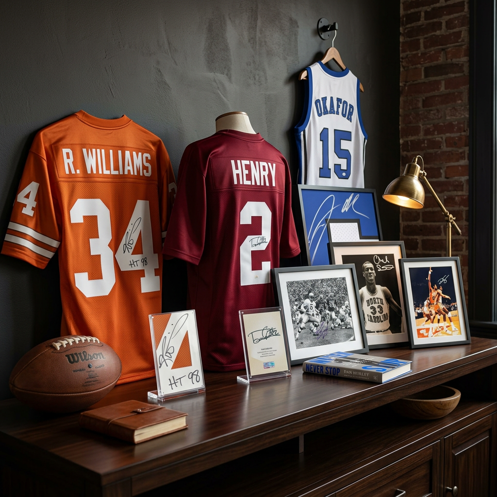 Signed College Collectibles