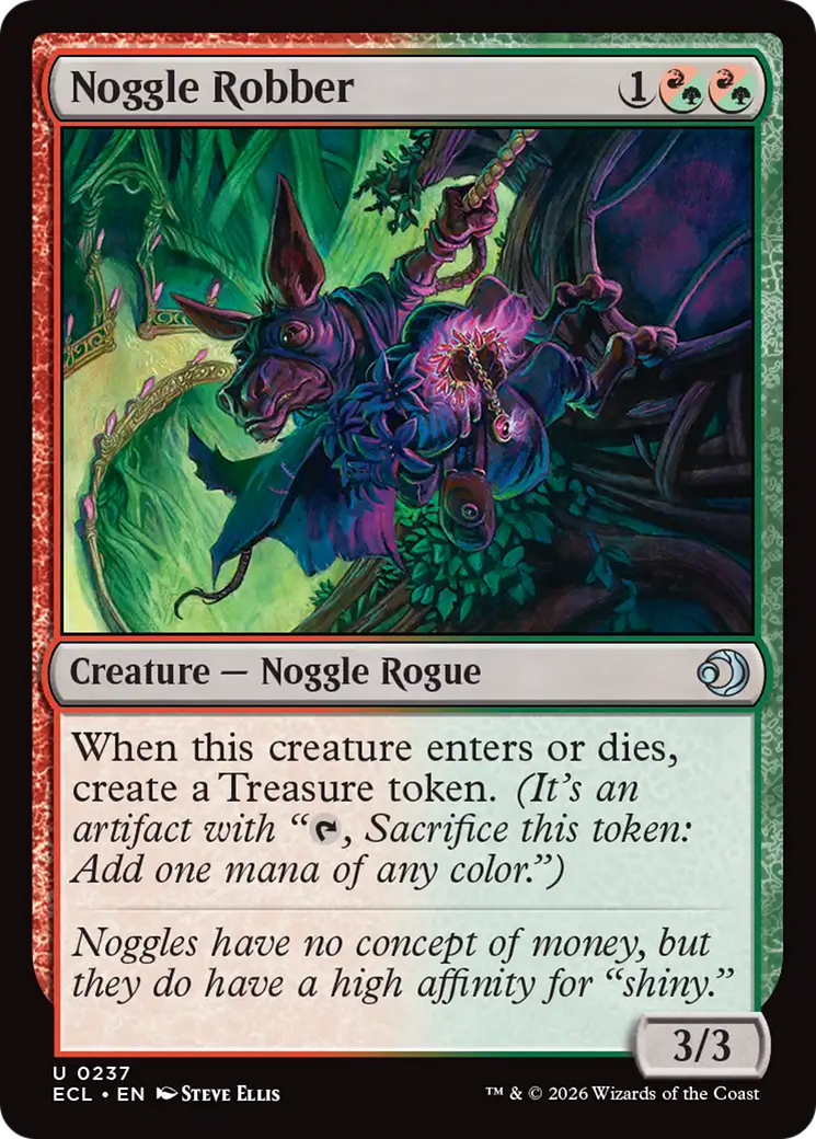 Noggle Robber from the MTG Lorwyn Eclipsed set.