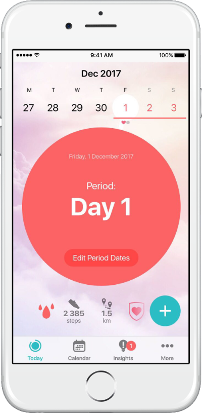 Flo app for ios and android period tracker 
