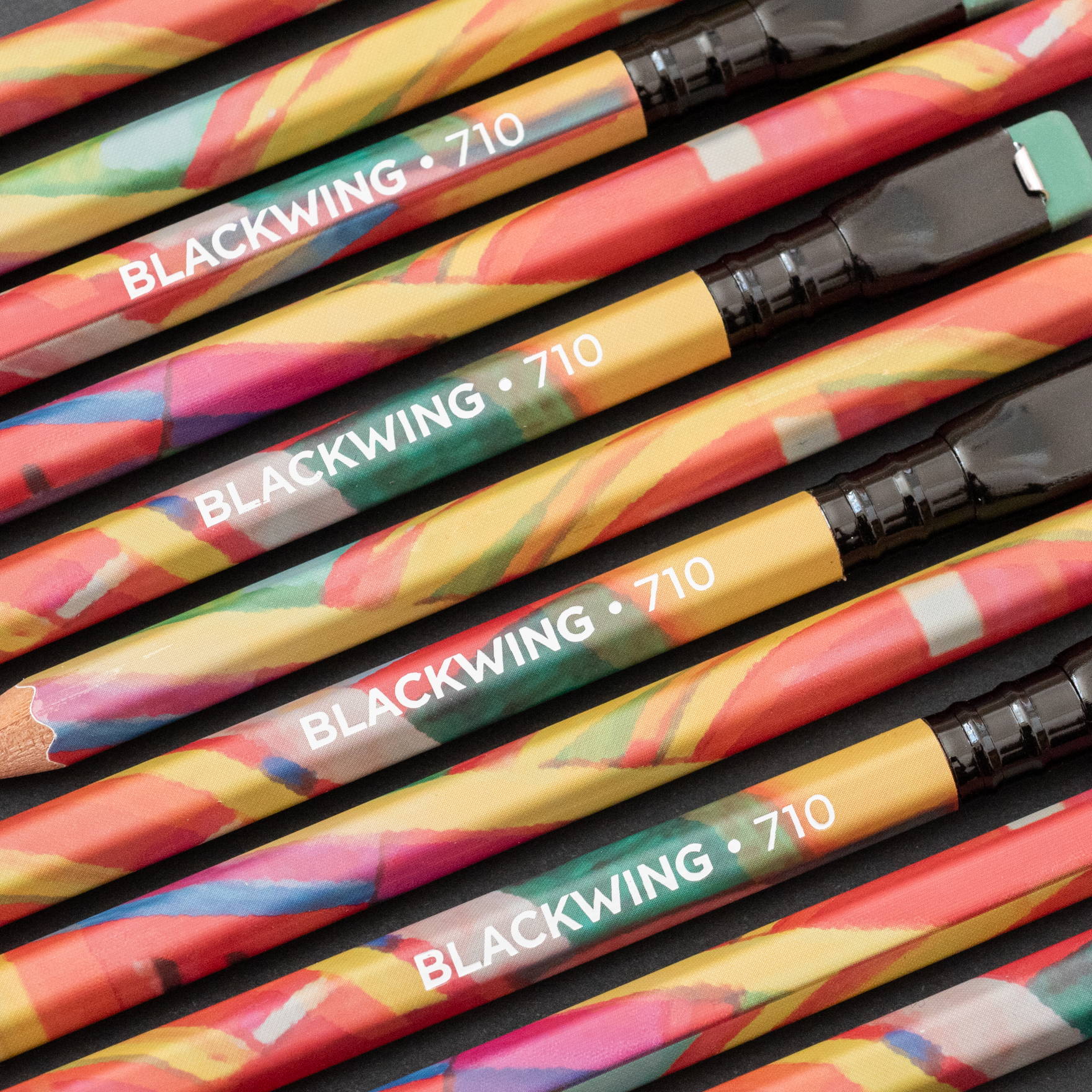Close up of Blackwing 710 pencils