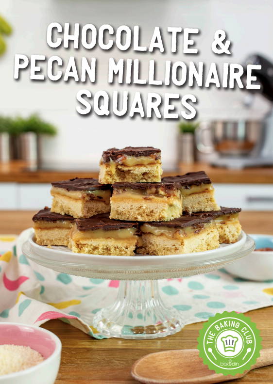 Chocolate & Pecan Millionaire Squares