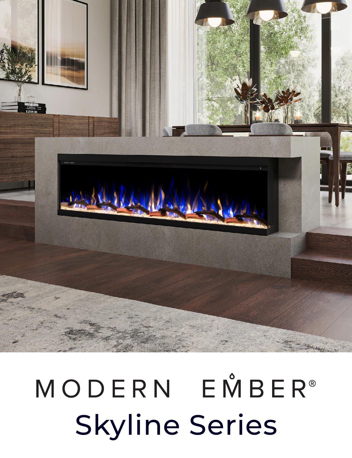 Modern Ember Skyline