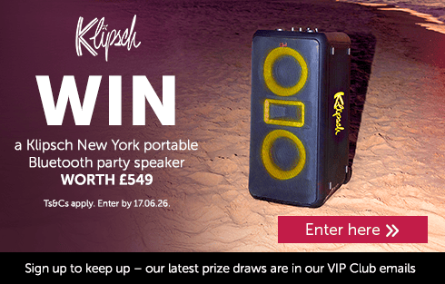 Win a Klipsch New York portable Bluetooth party speaker worth £549