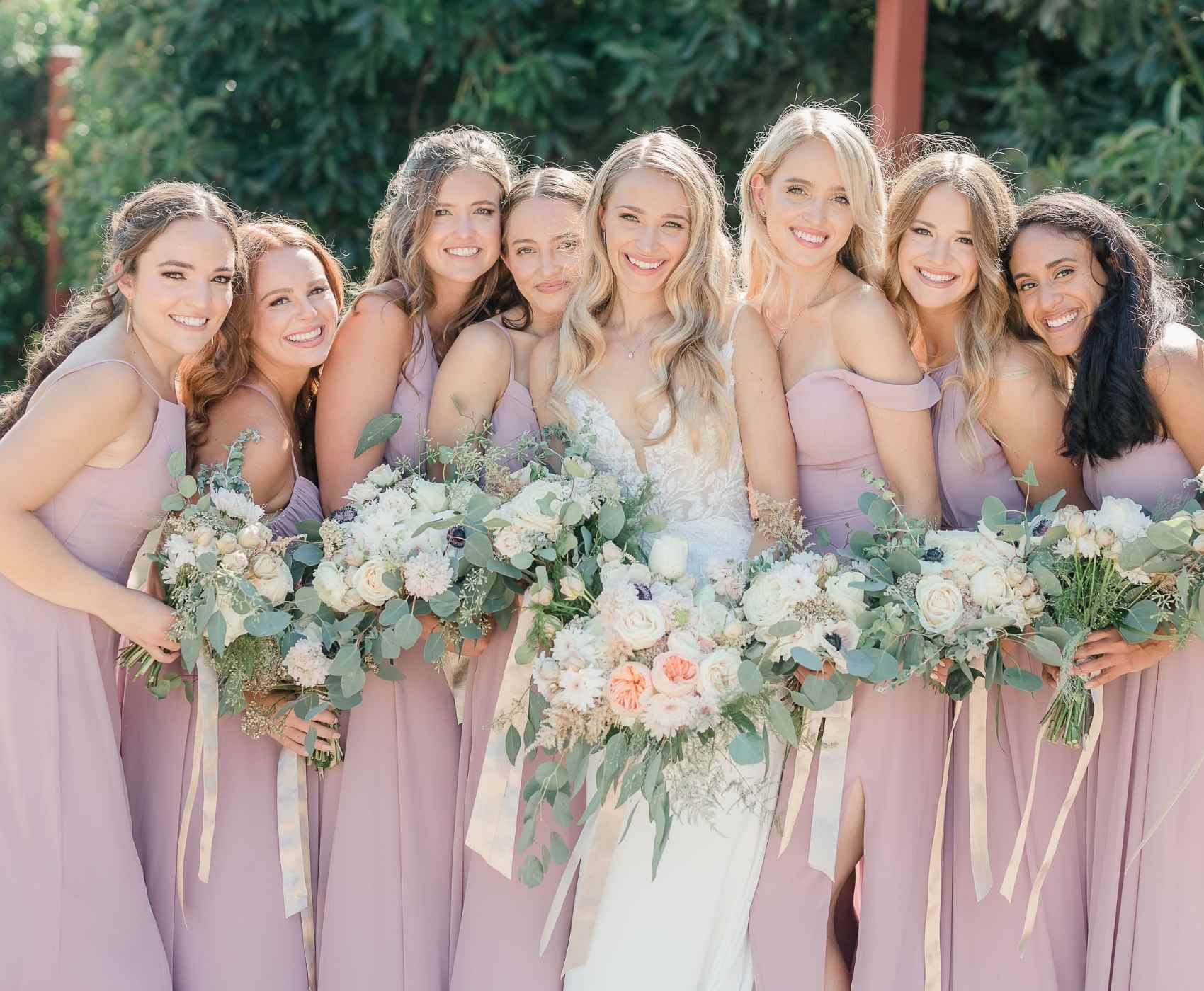 desert rose bridesmaid dresses