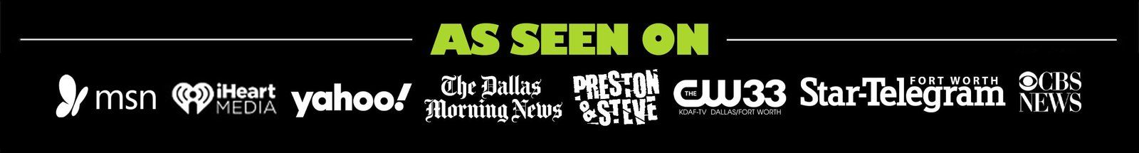 The Big Dill pickle festival featured on MSN, iHeart Media, Yahoo, The Dallas Morning News, Preston and Steve, CW33 Dallas/Fort Worth, Fort Worth Star-Telegram, and CBS News