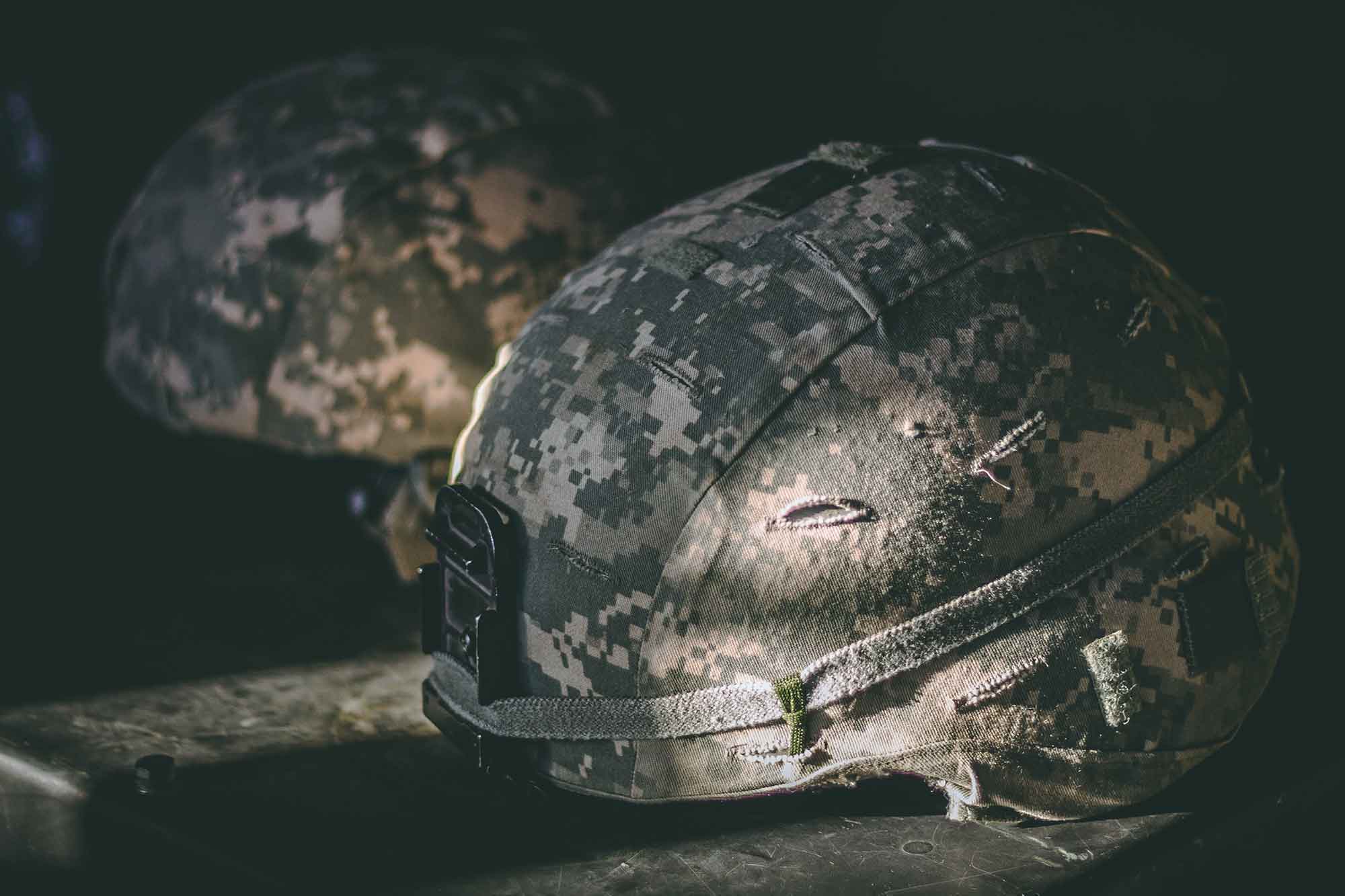 Army helmet