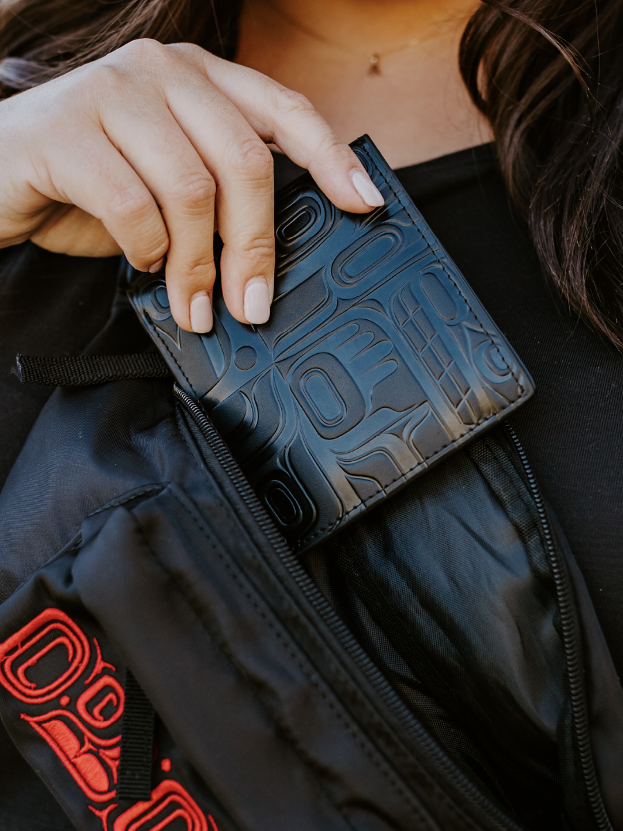 Tradition Leather Embossed Wallet by Ryan Cranmer