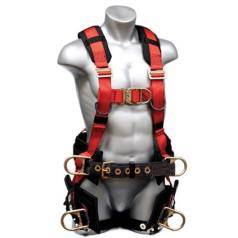 Fall Protection Harnesses with 5 - 6 Connection Points