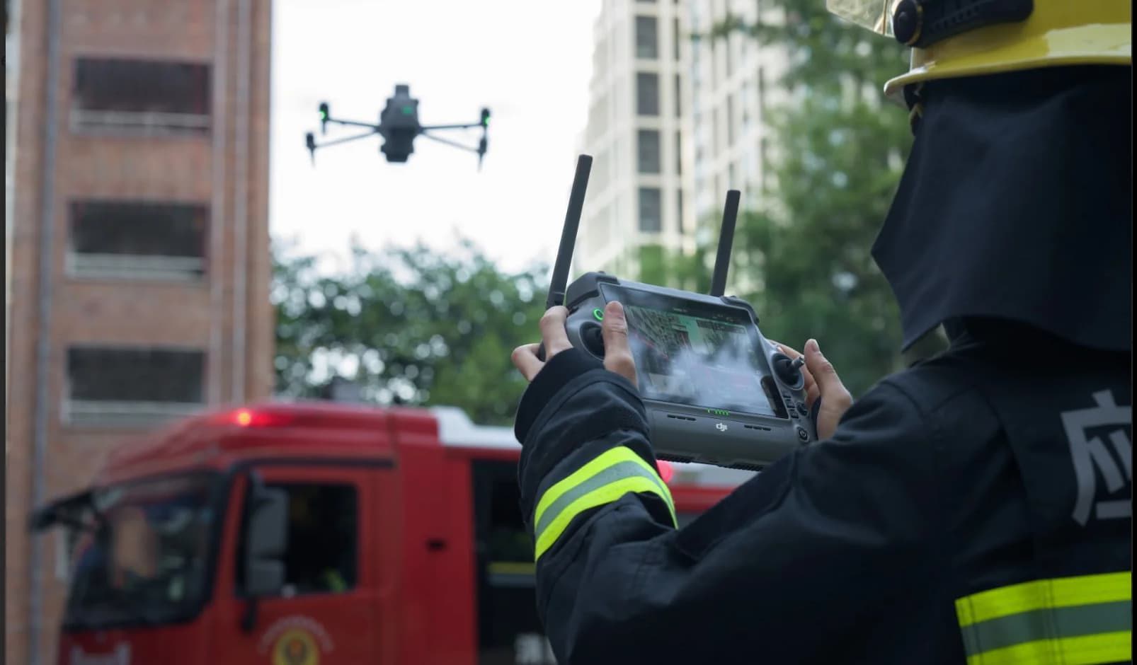 Firefighting Security Drones