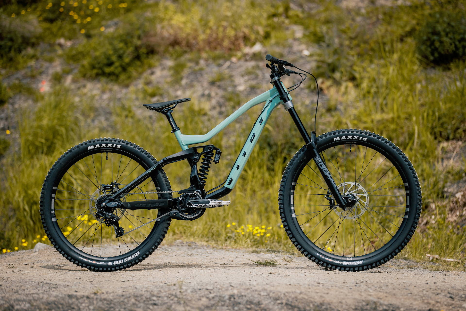 The Vitus Dominer 297 downhill bike 