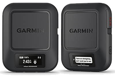 Two Garmin inReach Messenger devices from Garmin