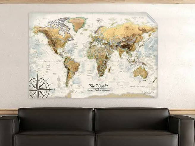 Map Wall Decals Gallery