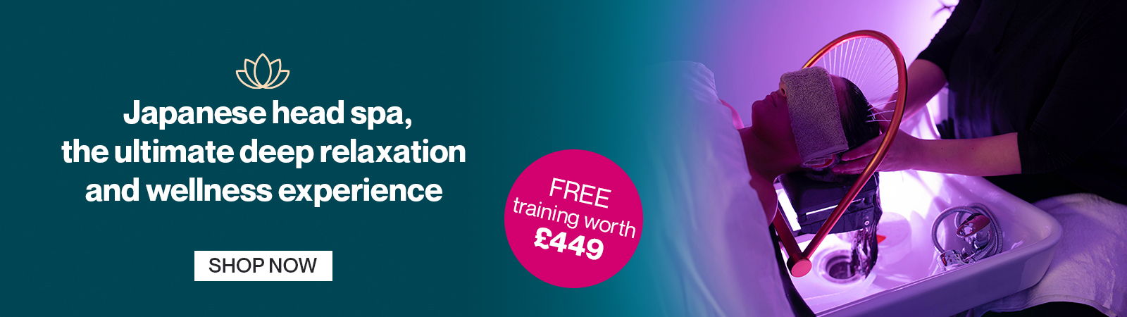 Japanese facial spa, ultimate deep relaxation and wellness experience, free training worth £449 offer.