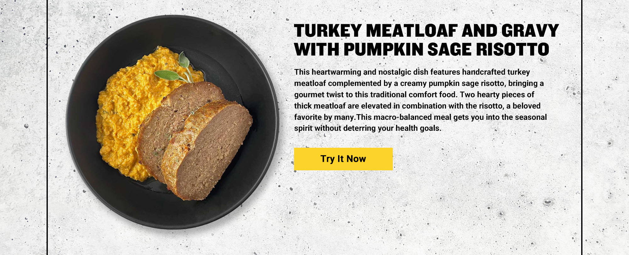 AIP. Friendly Turkey Meatloaf and Gravy with Pumpkin Sage Risotto