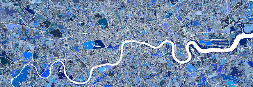 London map print