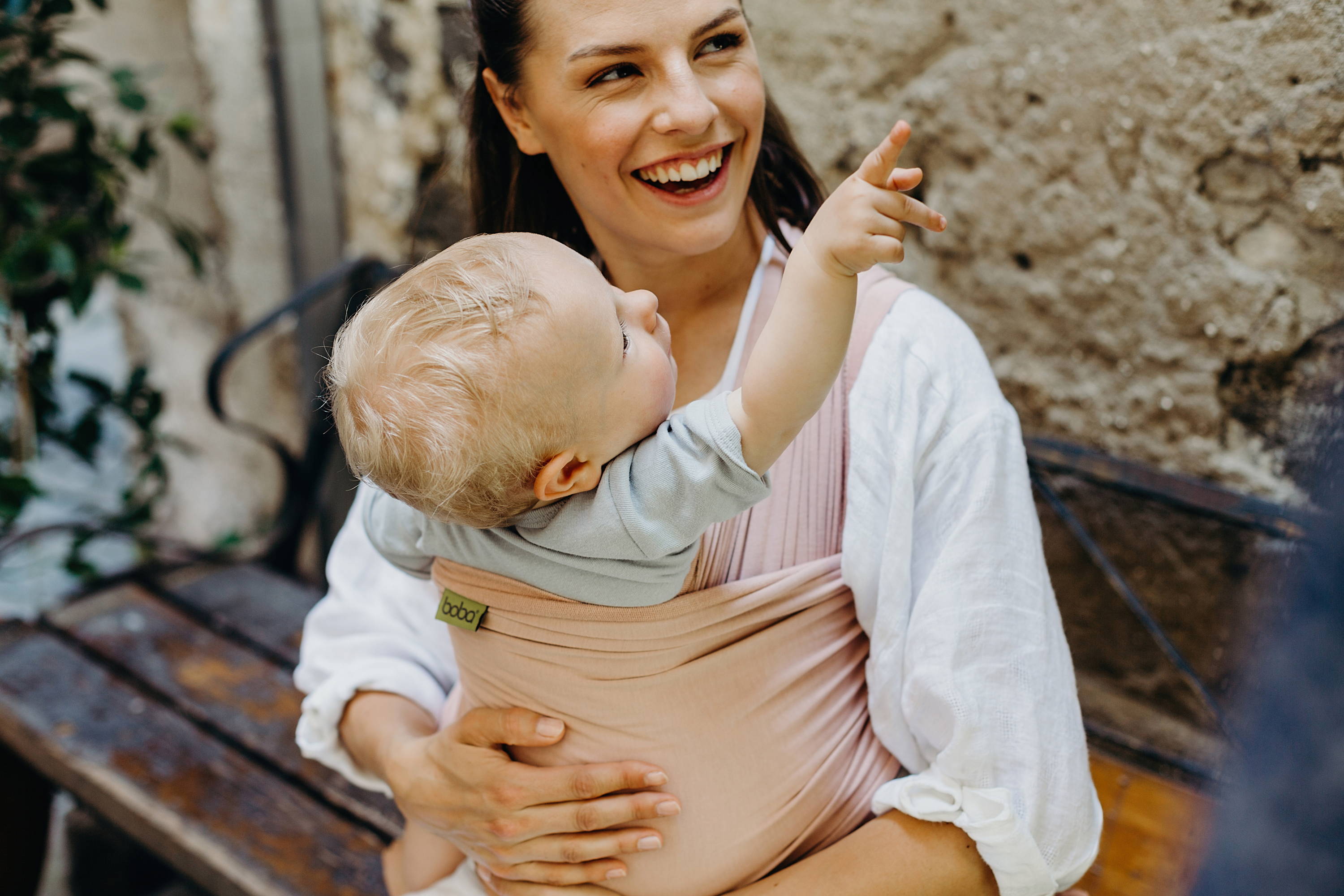 front facing baby wrap