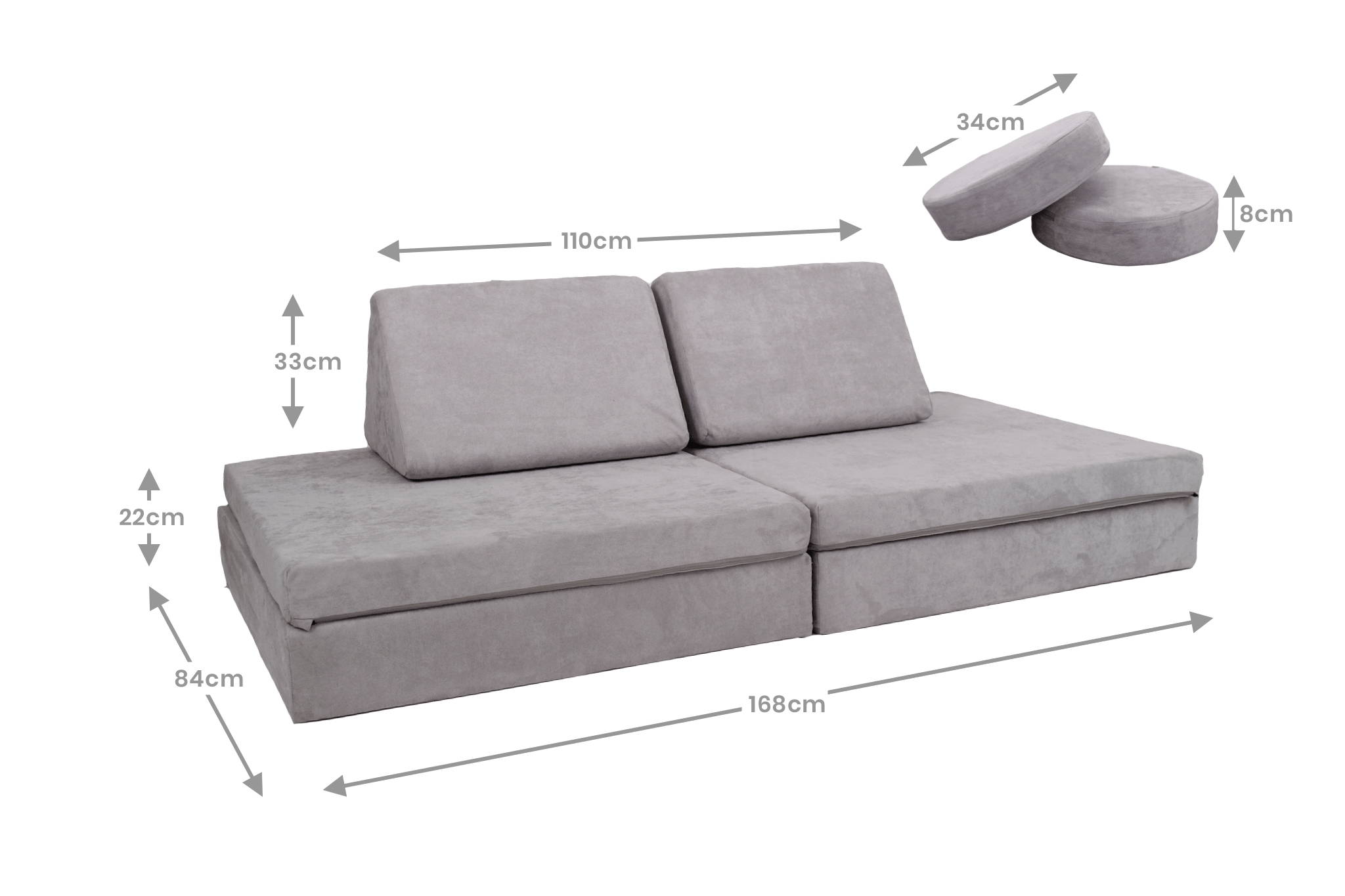 Couches The Possum Play Couch (with Circle Set)