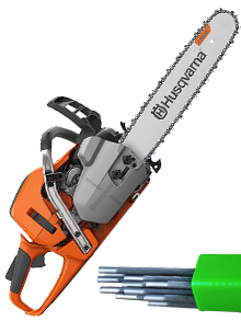 Rear Handle Husqvarna Saws Free Files with Purchase