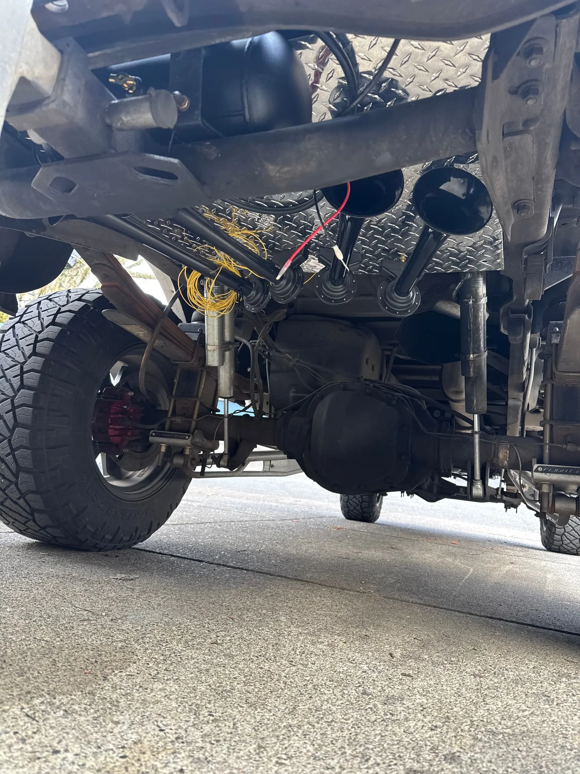 David's 2002 Ford F350 Train Horn Install