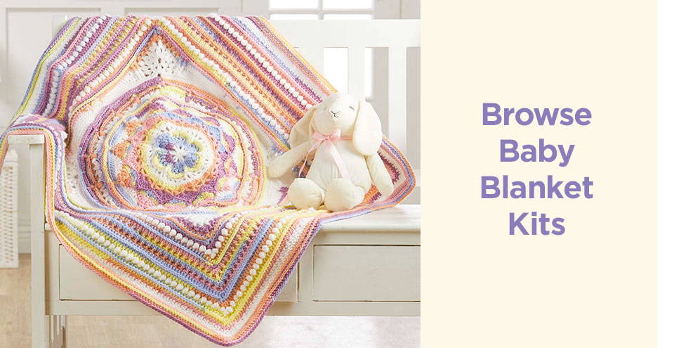 Browse Baby Blanket Knit & Crochet Kits