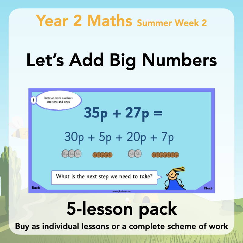 Year 2 Maths Curriculum - Let's Add Big Numbers