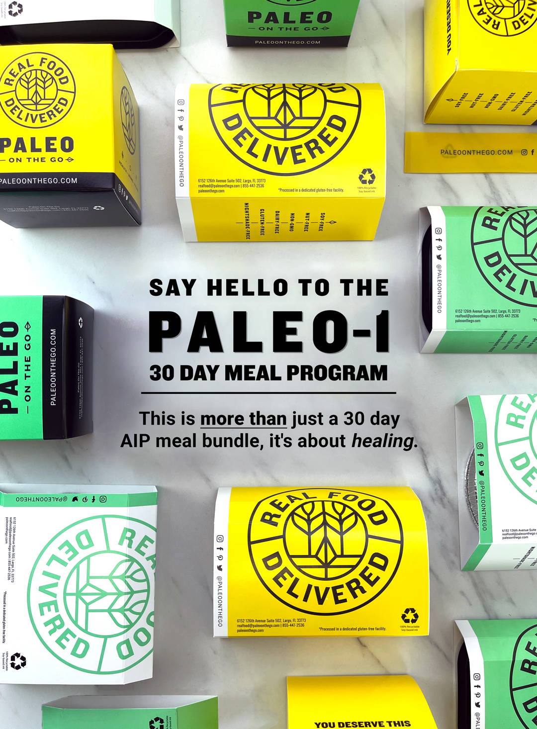 Paleo-1 30 Day Meal Program More Than Just a 30 Day AIP Meal Bundle. 30 days to  revive and thrive!