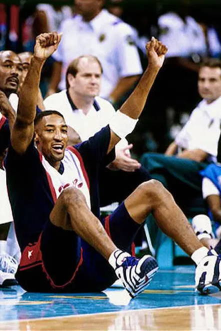 In 1996, Scottie Pippen wore the Nike Air More Uptempo straight to