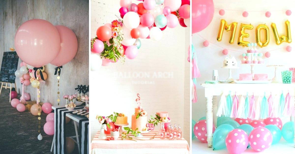 Diy Balloon Decorations Ideas For Your, Simple Balloon Decoration Ideas For Birthday Party