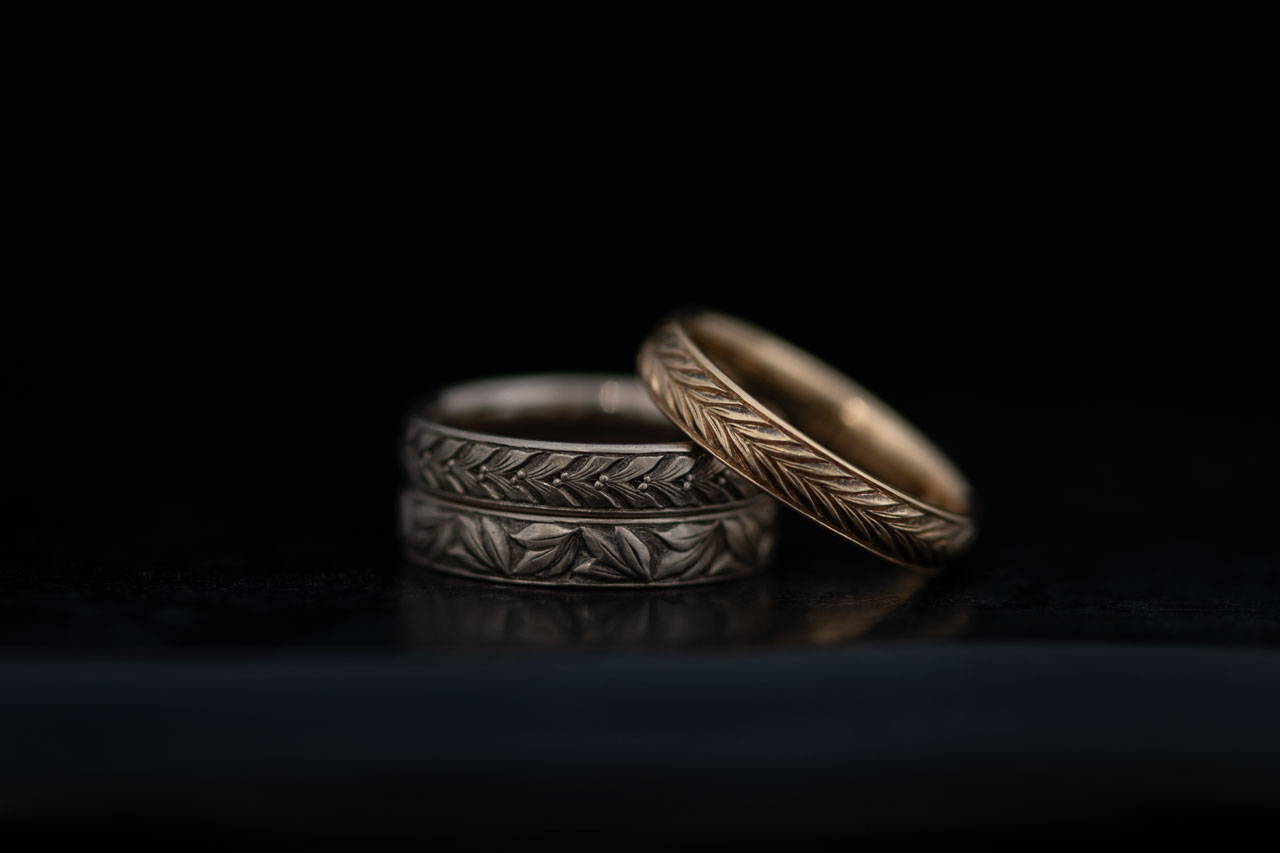 Gold band rings – mederu jewelry Gold band rings – mederu jewelry