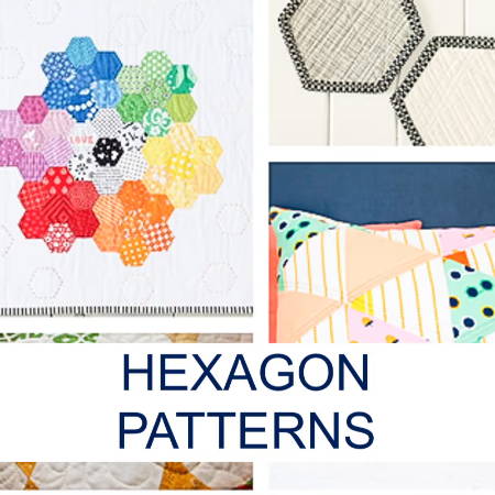 Quilt projects using hexagons 