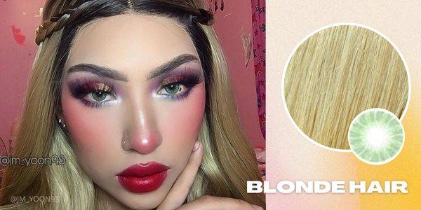 Best Colored Contacts for Blonde Hair