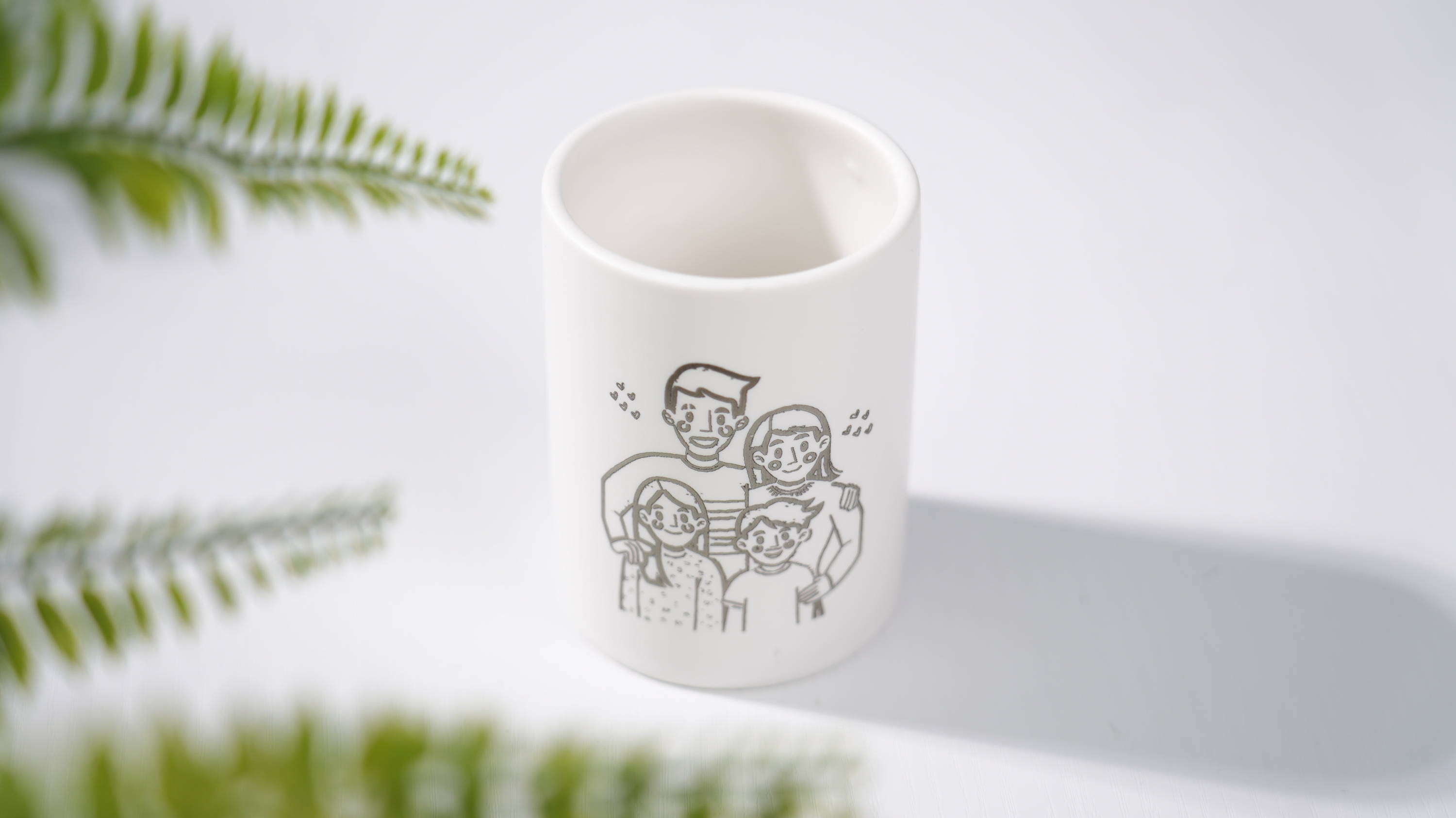 laser engrave ceramic on mug