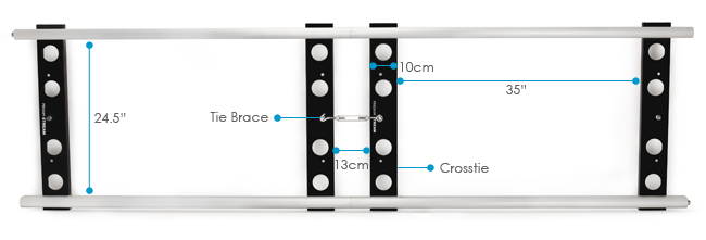 Proaim Stream 16ft Track for Heavy Camera Dolly & Crane, 2200 lb Payload