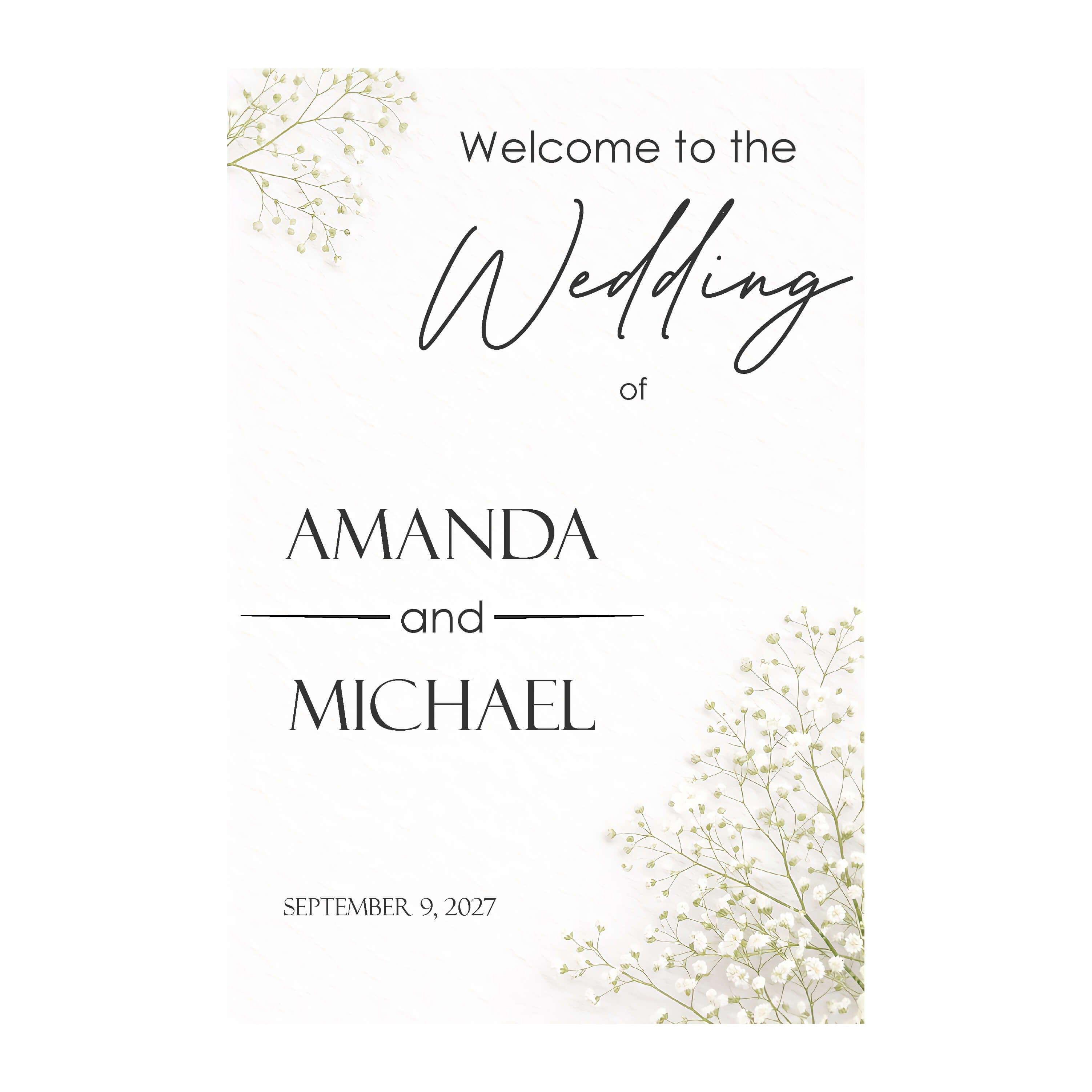 Welcome to the wedding of Amanda and Michael, September 9, 2023.