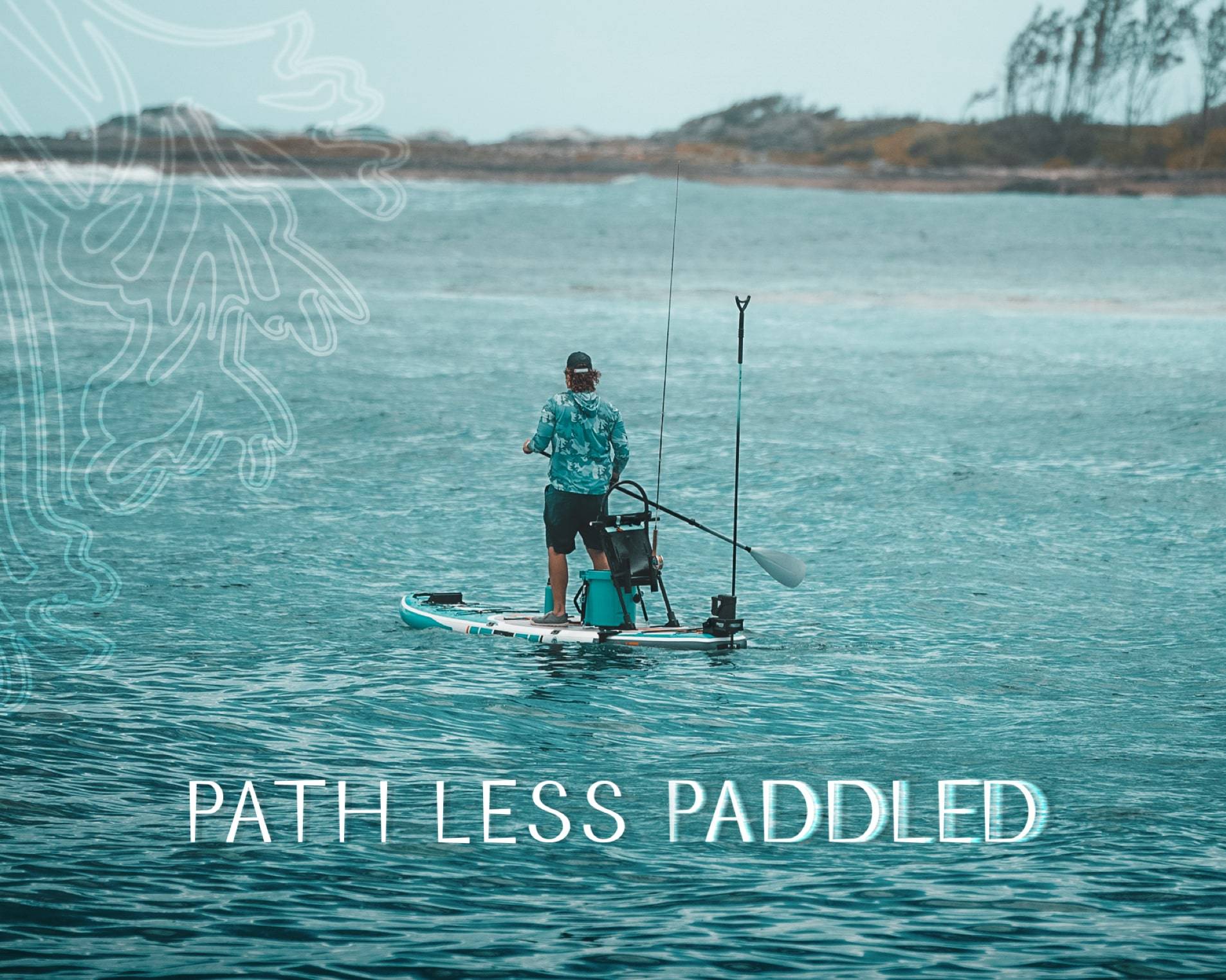 Drew paddling on the HD Aero Paddle Board