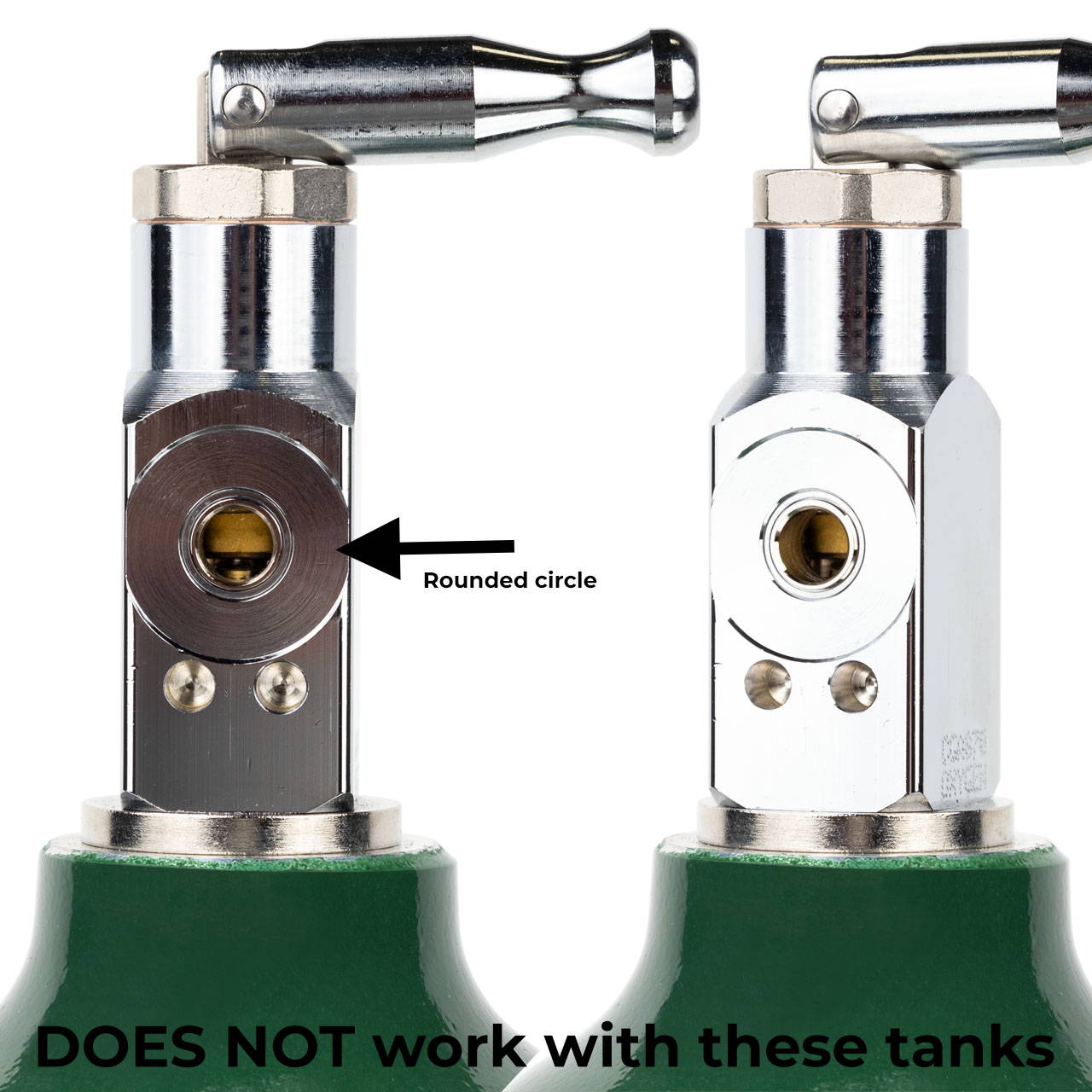 Does NOT work with these tanks 
