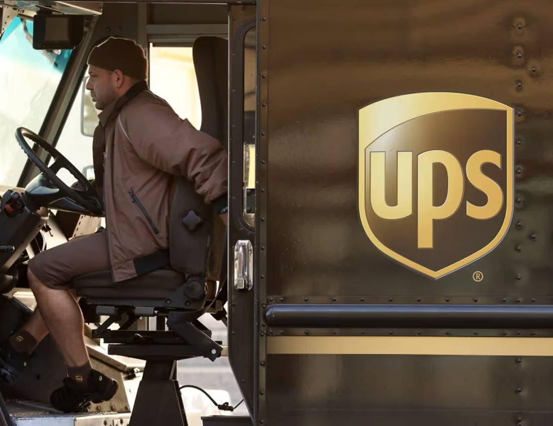 UPS parcel driver