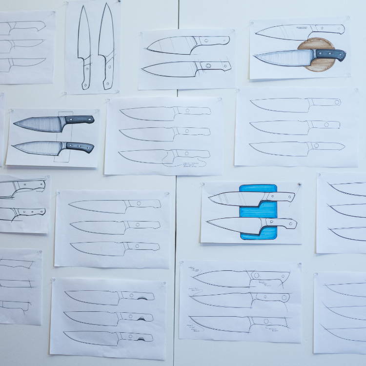 We spent four years developing the Misen Chef's Knife and went through 37 different prototypes to find the perfect design.