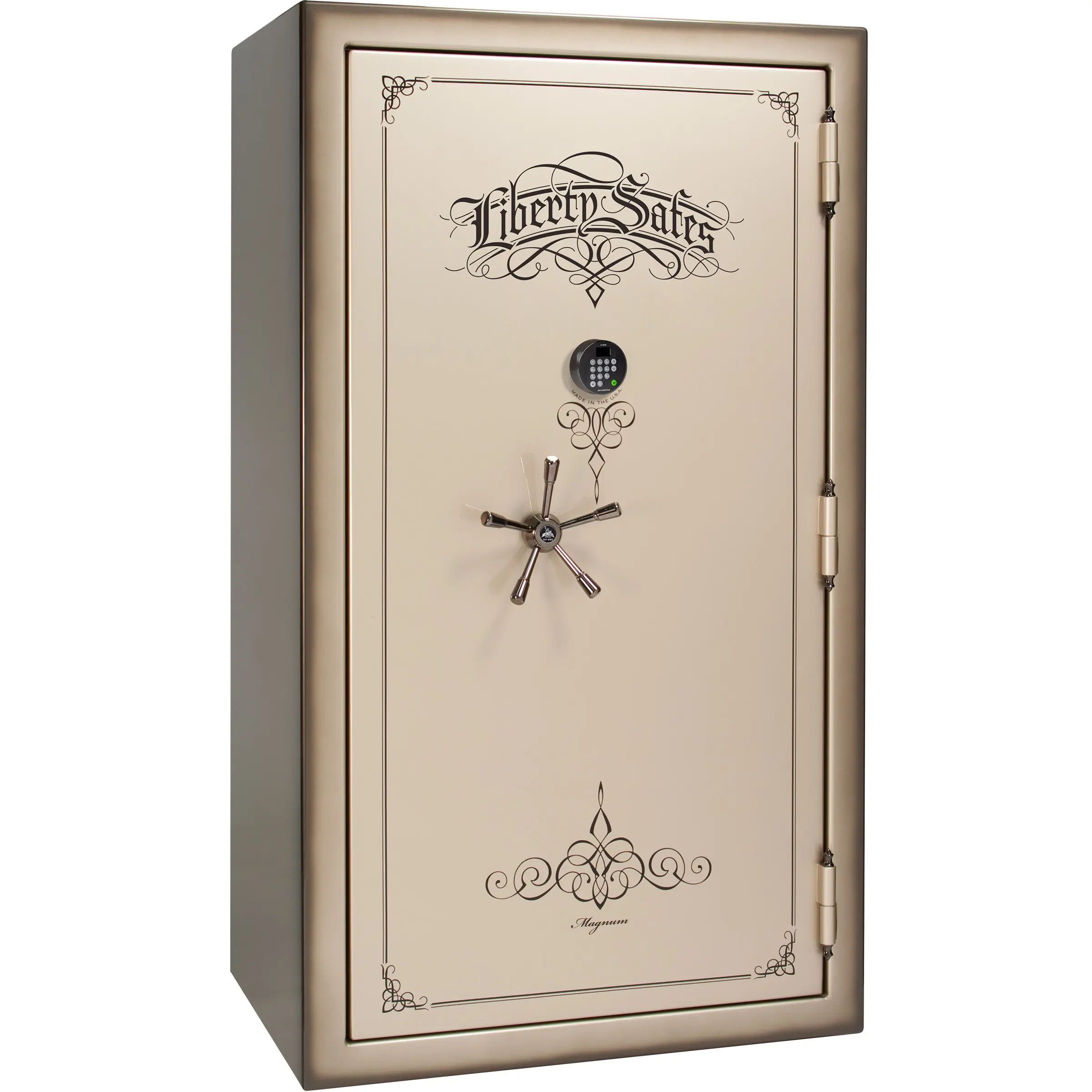 Liberty Safe national Security Magnum in Champagne Feathered Edge Gloss