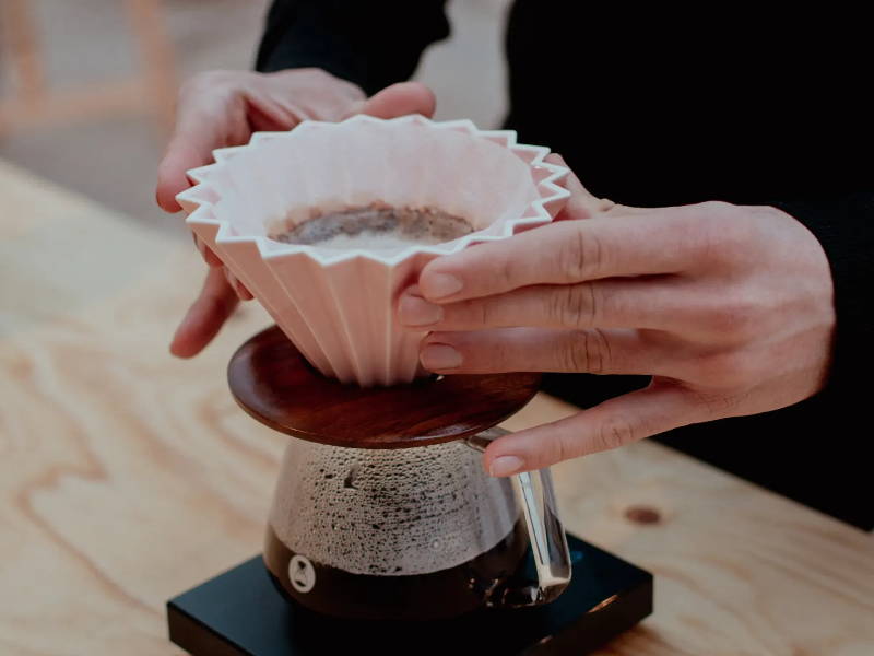 Filterkaffee im kaffee-atelier, kaffeeschule köln