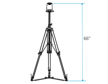 Proaim 5.6ft Air-Controlled Pedestal Stand with 100mm Bowl Camera Mount & Ground Spreader