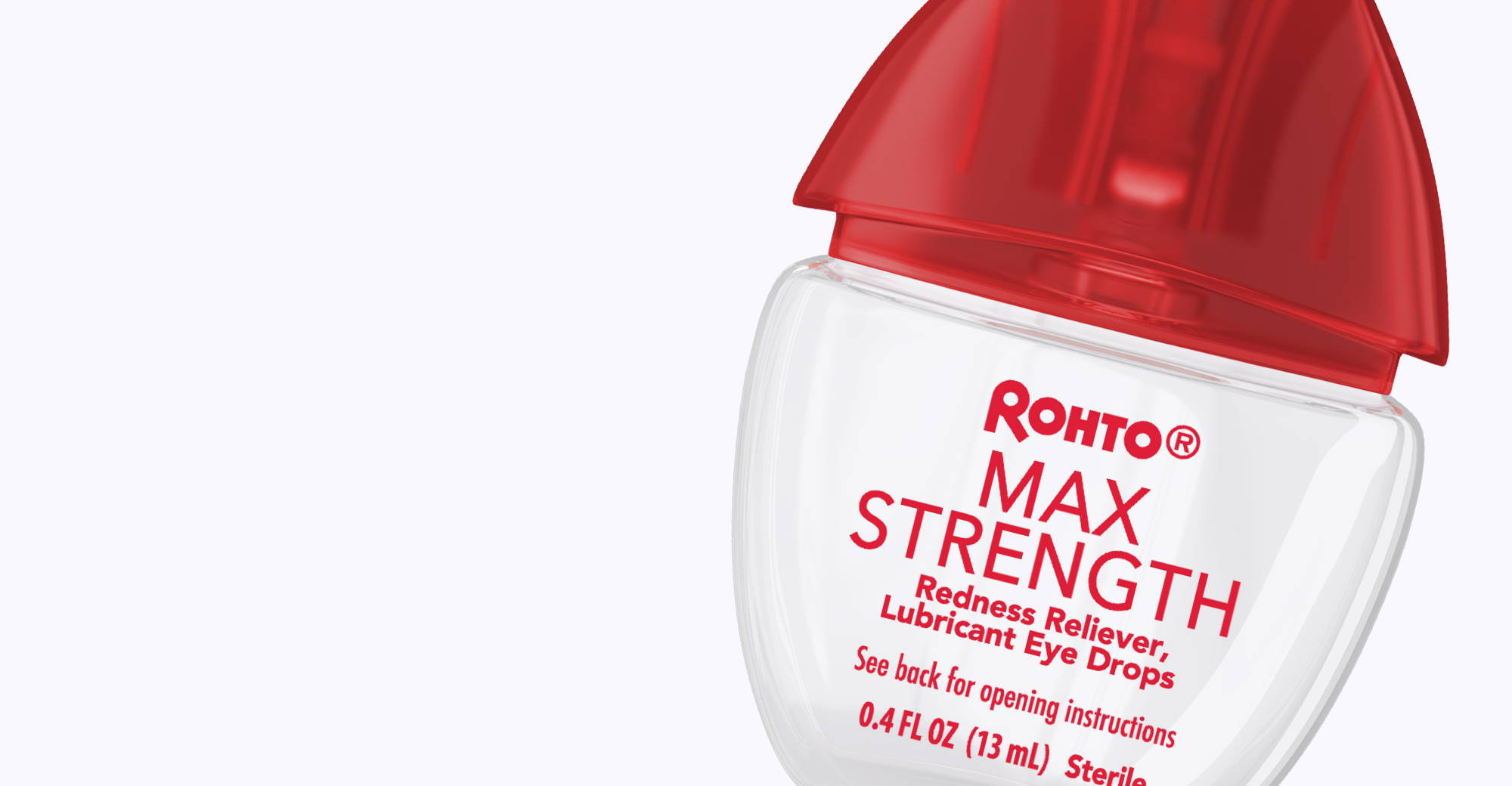 Rohto® Max Strength Redness Relief eye drops