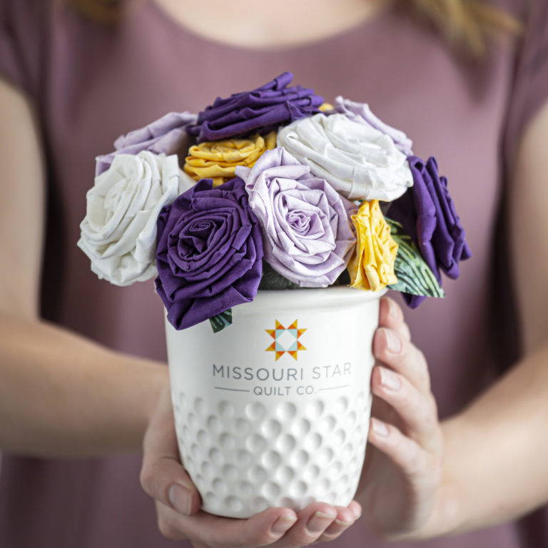 fabric flower how-to