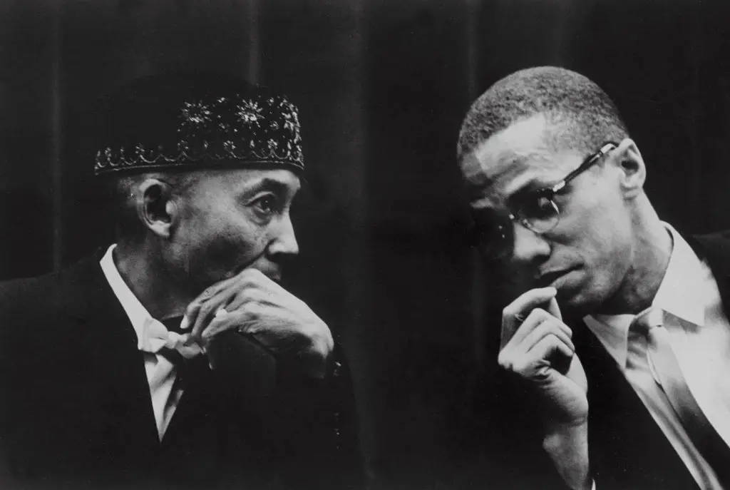 malcolm x and Elijah Muhammad