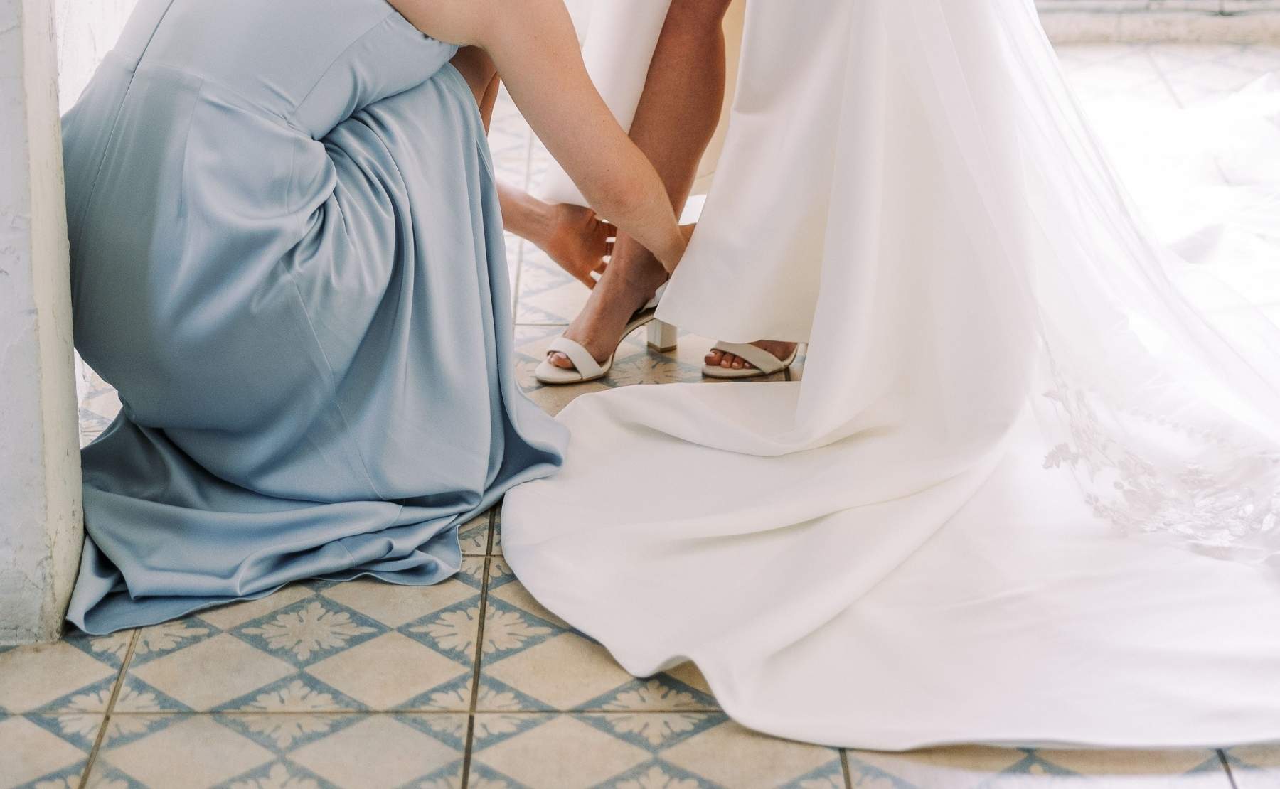 Bride and Bridesmaid