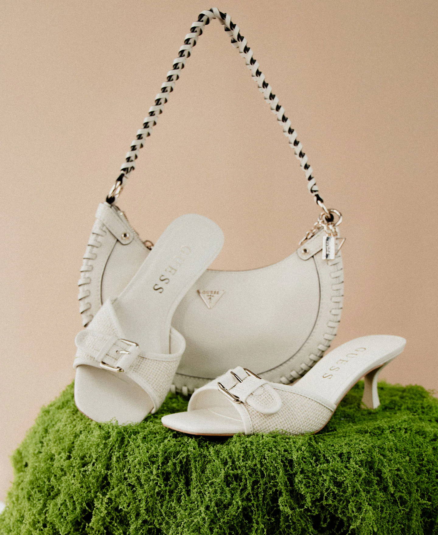 GUESS Dista Heels Ivory. Shop New Footwear Styles.