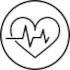 Icona della funzione cuore