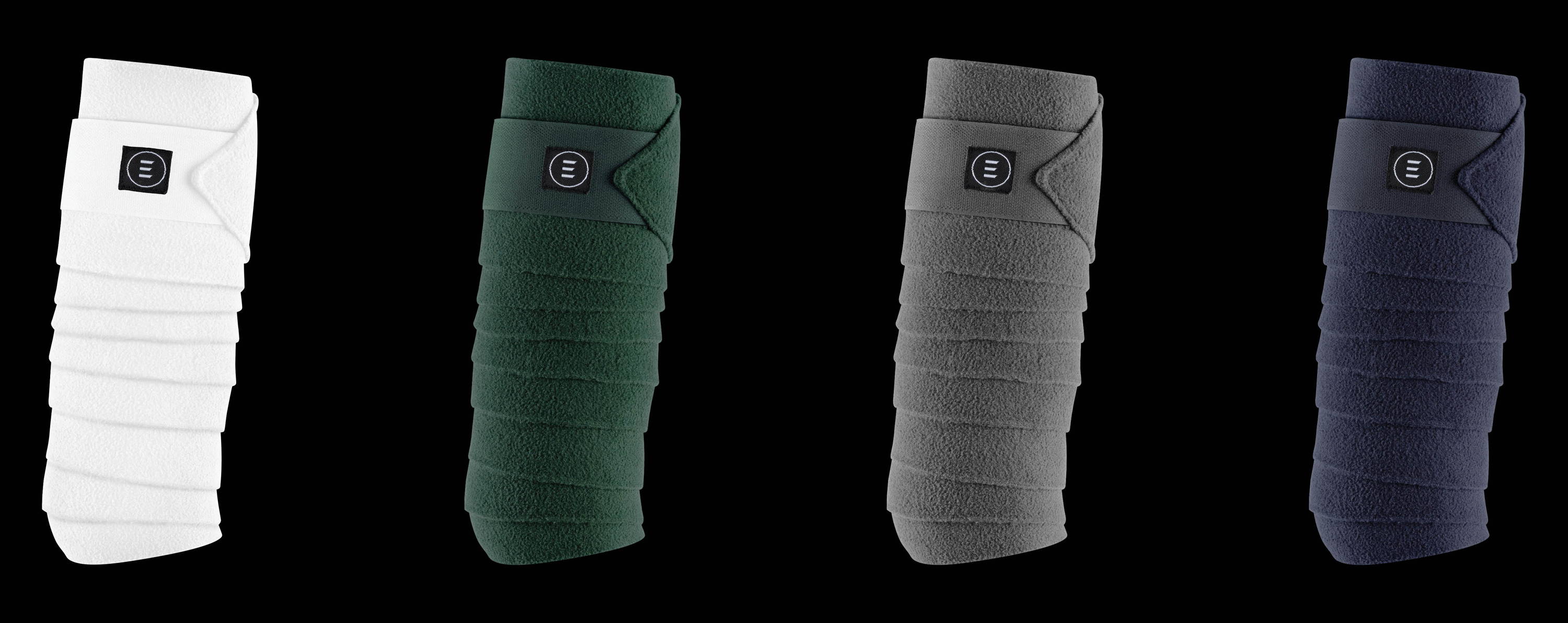 Essential Polo Wraps shown in White, Green, Grey, or Navy