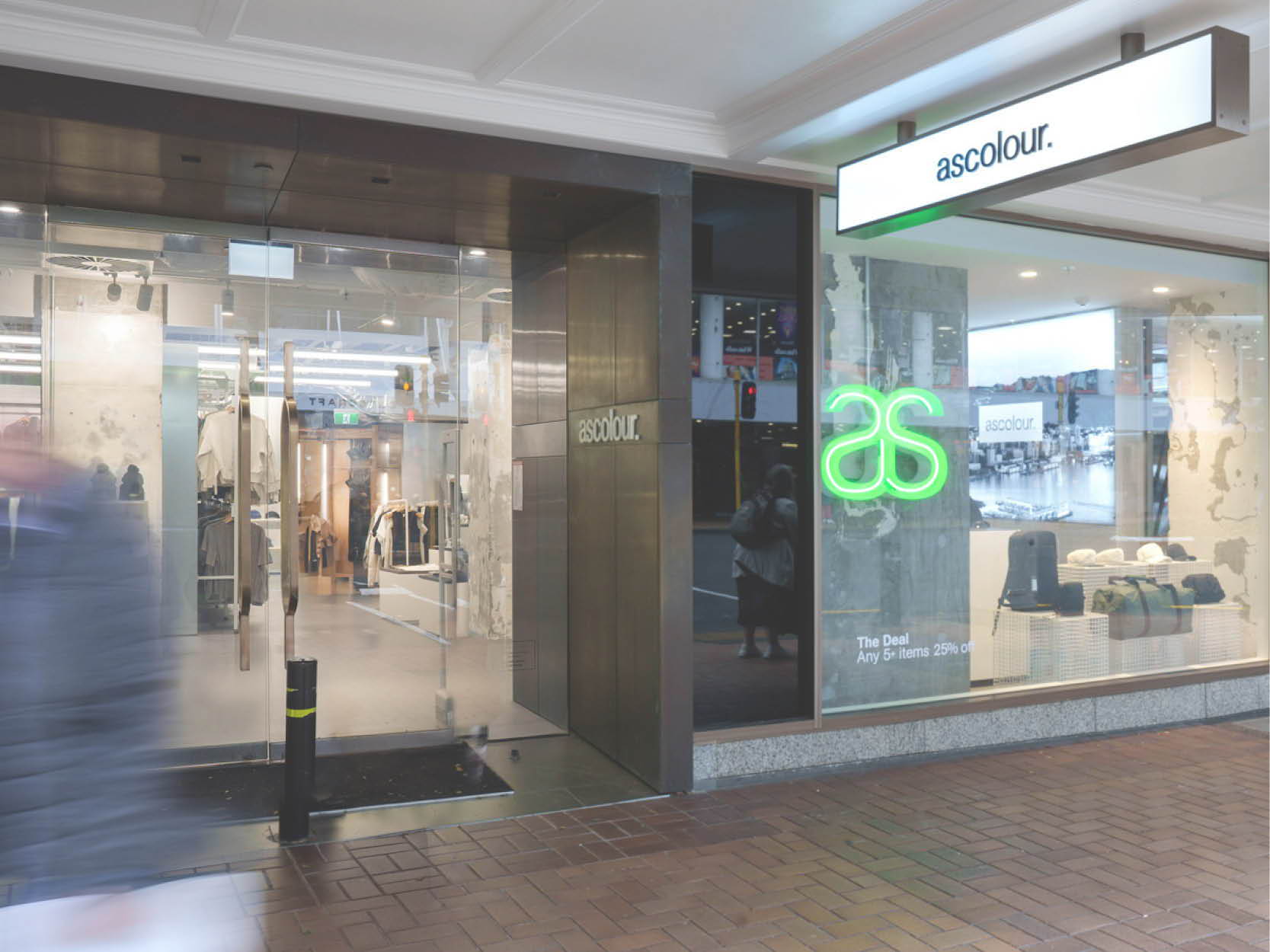 AS Colour Lambton Quay storefront